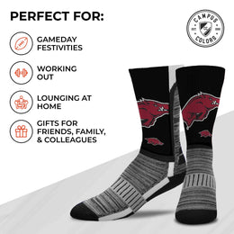 Arkansas Razorbacks NCAA Youth University Socks - Black