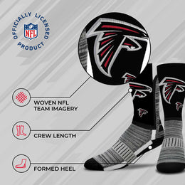 Atlanta Falcons NFL Youth V Curve Socks - Black