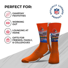Cleveland Browns NFL Youth Zoom Location Crew Socks - Orange