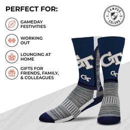 Georgia Tech Yellowjackets NCAA Youth University Socks - Navy