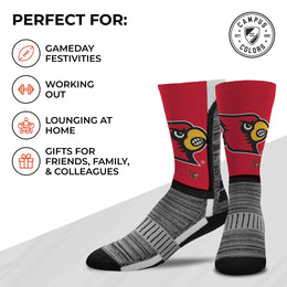 Louisville Cardinals NCAA Youth University Socks - Red