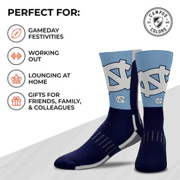 North Carolina Tar Heels NCAA Youth University Socks - Navy