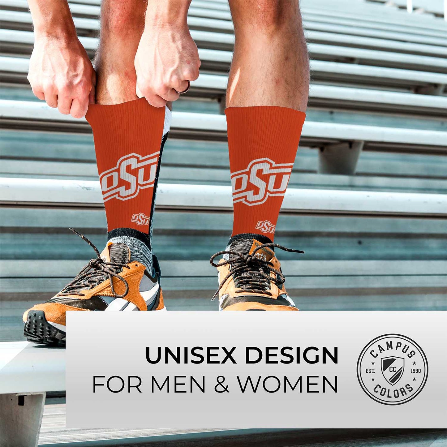 Oklahoma State Cowboys NCAA Youth University Socks - Orange