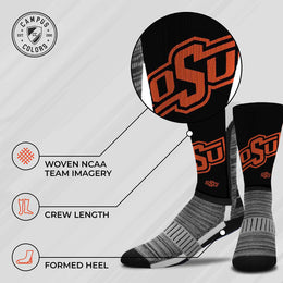 Oklahoma State Cowboys NCAA Youth University Socks - Black