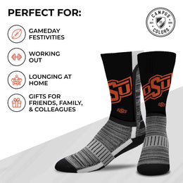 Oklahoma State Cowboys NCAA Youth University Socks - Black
