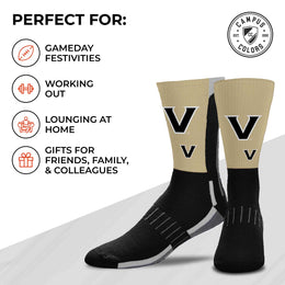 Vanderbilt Commodores NCAA Youth University Socks - Graphite