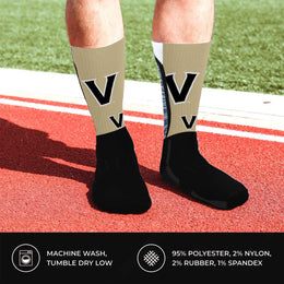 Vanderbilt Commodores NCAA Youth University Socks - Graphite
