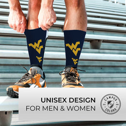 West Virginia Mountaineers NCAA Youth University Socks - Blue
