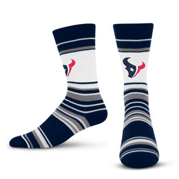 Houston Texans NFL Adult Striped Dress Socks - Navy