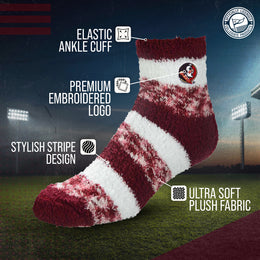 Florida State Seminoles NCAA Unisex Cozy Soft Sleep Socks - Maroon