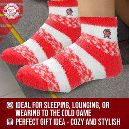Maryland Terrapins NCAA Unisex Cozy Soft Sleep Socks - Red
