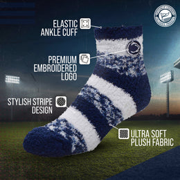 Penn State Nittany Lions NCAA Unisex Cozy Soft Sleep Socks - Navy