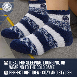 Penn State Nittany Lions NCAA Unisex Cozy Soft Sleep Socks - Navy