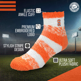 Syracuse Orange NCAA Unisex Cozy Soft Sleep Socks - Orange
