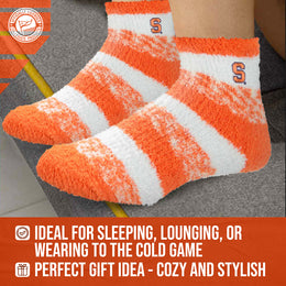 Syracuse Orange NCAA Unisex Cozy Soft Sleep Socks - Orange