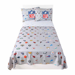 NFL Ultimate Fan Repeating All Team Logo Bedding Set