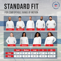 Tampa Bay Buccaneers Women's NFL Ultimate Fan Logo Slouchy Crewneck -Tagless Fleece Lightweight Pullover - Charcoal