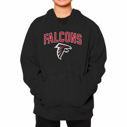Atlanta Falcons NFL Youth Home Team Hoodie- Kids Hooded Sweatshirt - Black