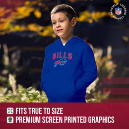 Buffalo Bills NFL Youth Home Team Hoodie- Kids Hooded Sweatshirt - Royal