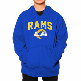 Los Angeles Rams NFL Youth Home Team Hoodie- Kids Hooded Sweatshirt - Royal
