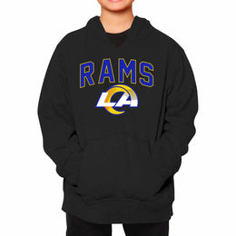 Los Angeles Rams NFL Youth Home Team Hoodie- Kids Hooded Sweatshirt - Black