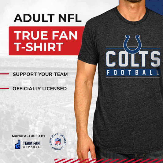 Indianapolis Colts NFL Adult MVP True Fan T-Shirt - Charcoal
