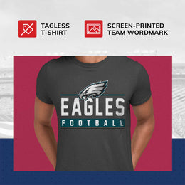 Philadelphia Eagles NFL Adult MVP True Fan T-Shirt - Charcoal