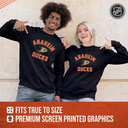 Anaheim Ducks Adult NHL Gameday Crewneck Sweatshirt - Black
