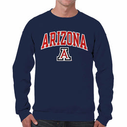 Arizona Wildcats Adult Tackle Twill Crewneck - Navy