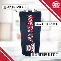 Arizona Wildcats Collegiate Stainless Steel Travel Tumbler for Alumni - Navy