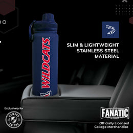 Arizona Wildcats NCAA Stainless Steel Water Bottle - Navy