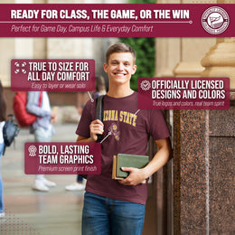 Arizona State Sun Devils NCAA Adult Gameday Cotton T-Shirt - Maroon