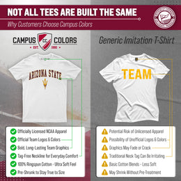 Arizona State Sun Devils NCAA Adult Gameday Cotton T-Shirt - White