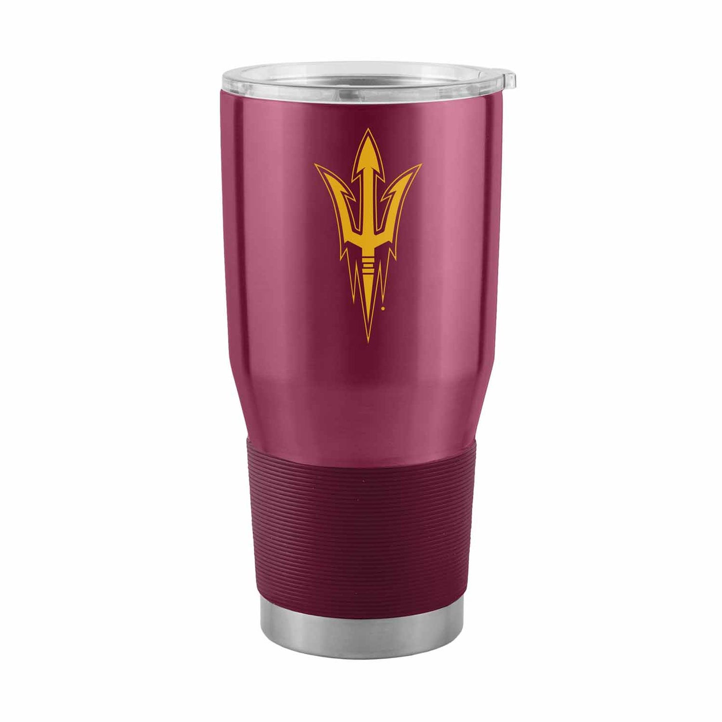 Arizona State Sun Devils NCAA University 30oz Stainless Steel Vacuum Insulated Game Day Tumbler with Silicone Grip - Maroon