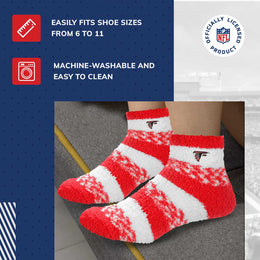 Atlanta Falcons NFL Cozy Soft Slipper Socks - Red