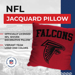 Atlanta Falcons NFL Decorative Football Throw Pillow - Red