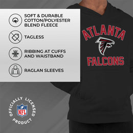 Atlanta Falcons NFL Youth Gameday Hooded Sweatshirt - Black
