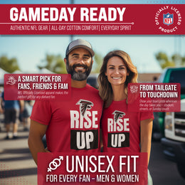 Atlanta Falcons NFL Adult Team Slogan Unisex T-Shirt - Red