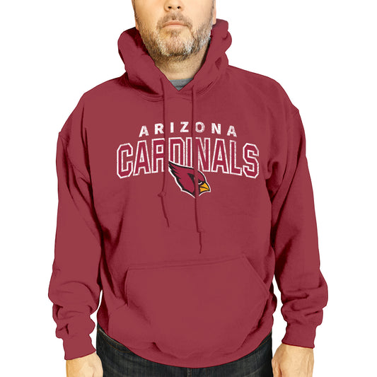 Arizona Cardinals NFL Adult Unisex Starting Fresh Ultra Soft Fleece Hooded Sweatshirt - Cardinal