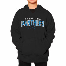 Carolina Panthers NFL Youth Starting Fresh Hoodie- Pro Football Sweatshirt for Boys and Girls - Black