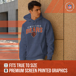 Chicago Bears NFL Youth Starting Fresh Tee- Pro Football Tag-Less T-Shirt For Boys & Girls - Navy