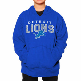 Detroit Lions NFL Youth Starting Fresh Hoodie- Pro Football Sweatshirt for Boys and Girls - Royal