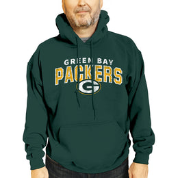 Green Bay Packers NFL Adult Unisex Starting Fresh Ultra Soft Fleece Hooded Sweatshirt - Green
