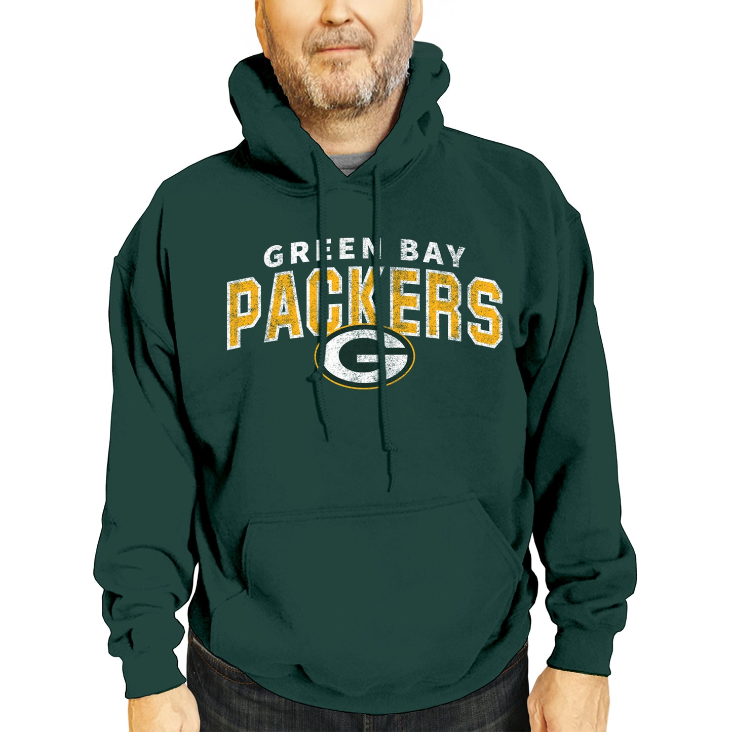 Green Bay Packers NFL Adult Unisex Starting Fresh Ultra Soft Fleece Hooded Sweatshirt - Green