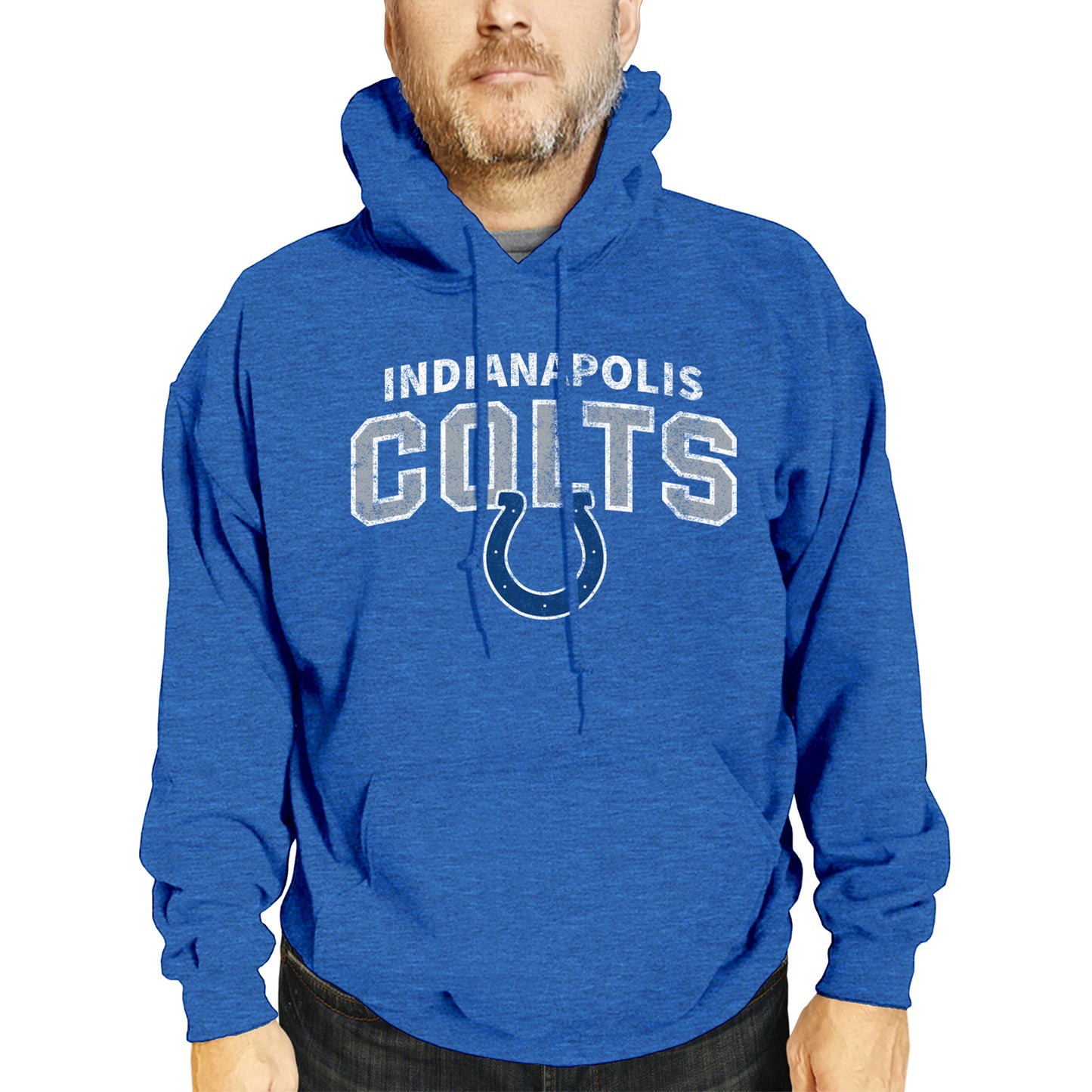 Indianapolis Colts NFL Adult Unisex Starting Fresh Ultra Soft Fleece Hooded Sweatshirt - Royal