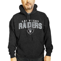 Las Vegas Raiders NFL Adult Unisex Starting Fresh Ultra Soft Fleece Hooded Sweatshirt - Black Heather