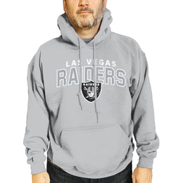 Las Vegas Raiders NFL Adult Unisex Starting Fresh Ultra Soft Fleece Hooded Sweatshirt - Athletic Heather
