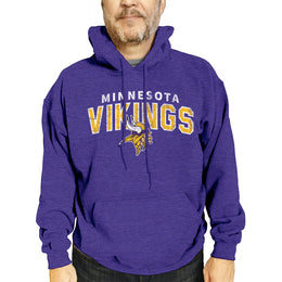 Minnesota Vikings NFL Adult Unisex Starting Fresh Ultra Soft Fleece Hooded Sweatshirt - Purple