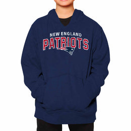New England Patriots NFL Youth Starting Fresh Hoodie- Pro Football Sweatshirt for Boys and Girls - Navy
