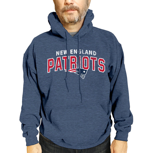 New England Patriots NFL Adult Unisex Starting Fresh Ultra Soft Fleece Hooded Sweatshirt - Navy